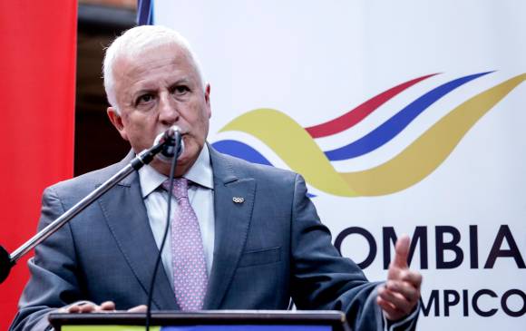 Baltazar Medina, nacido en Sopetrán, Antioquia, llegó desde el 2009 al Comité Olímpico Colombiano. FOTO COLPRENSA 