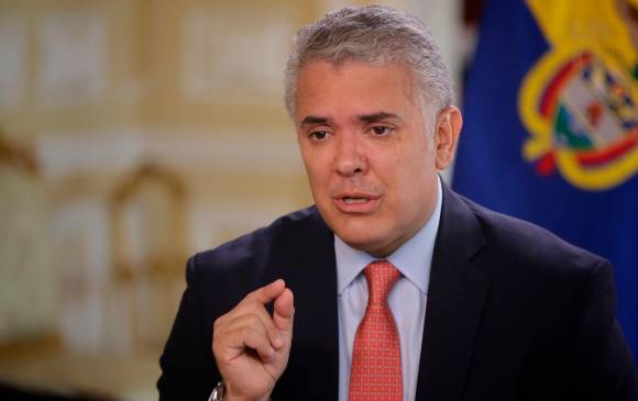 Imagen de referencia del presidente Iván Duque. FOTO COLPRENSA
