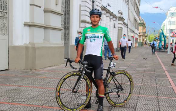 Adrián Cuétocue ganó experiencia como ciclista en el Clásico RCN. FOTO cortesía ánderson bonilla-ciclismo en línea 