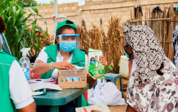 640.000 unidades de bienestarina, destinadas a niños de 29 departamentos, están represadas en Cartago. FOTO: ICBF