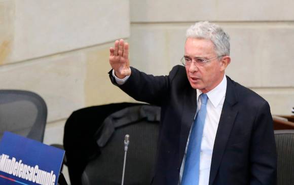 Álvaro Uribe descartó que vaya a aspirar de nuevo al Senado, tras lograr la votación más alta en 2018, con 875.554 votos. FOTO Colprensa
