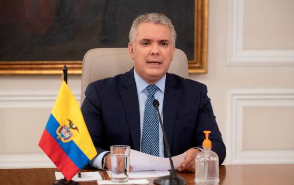 Duque extendió la emergencia sanitaria. FOTO: Cortesía Presidencia de la República