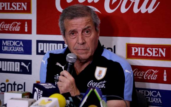El técnico uruguayo Óscar Washington Tabárez, toda una leyenda en la selección de su país. FOTO COLPRENSA 