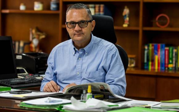 Sergio González, gerente de Colanta, resaltó el balance obtenido en 2021, cuando las ventas sumaron $2,9 billones. FOTO Julio César Herrera
