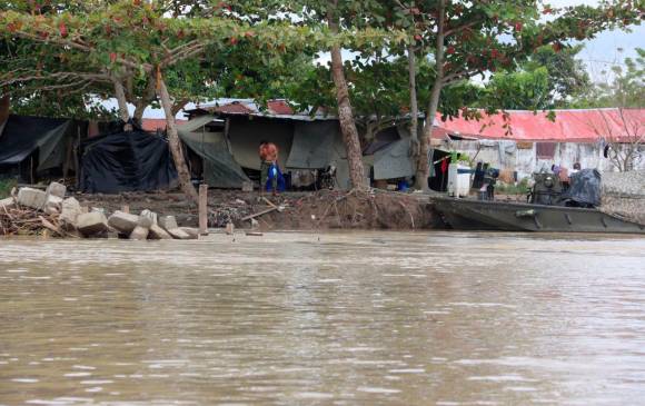 El dique tiene afectaciones graves en puntos como Santillana y La Coqueta. Foto: Cortesía Dagran. 