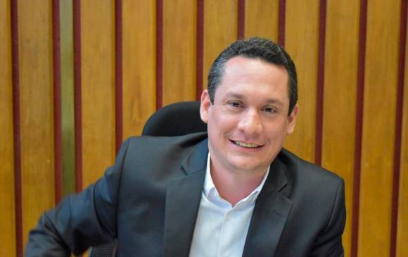 José Luis Noreña Restrepo, del Centro Democrático y con 24 votos a favor, será el presidente de la Asamblea de Antioquia en 2022. FOTO Cortesía