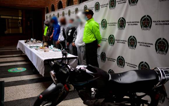 Las 21 capturas se lograron en un mega operativo contra el microtráfico en el Valle de Aburrá. FOTO CORTESÍA