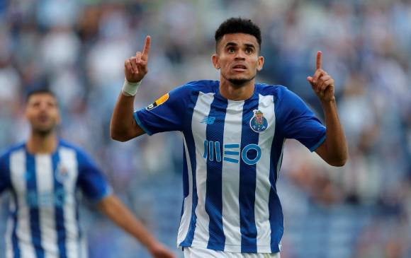 Luis Díaz marcó doblete y su equipo es el líder de la Liga de Portugal. El colombiano ajusta tres goles en cinco juegos. FOTO efe