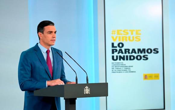 En la imagen, Pedro Sánchez dando a conocer los cambios que transformaron sustancialmente la composición de su gabinete. FOTO EFE