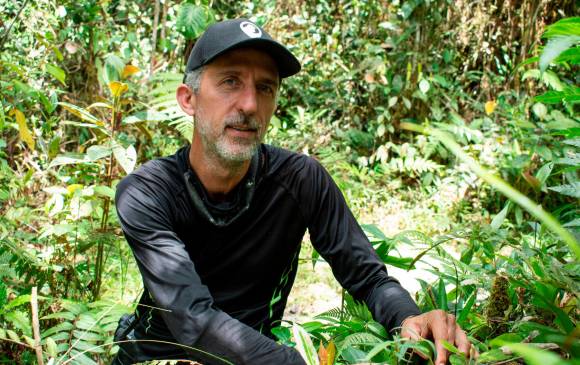 Sebasián Vieira trabajó en el mundo de las telecomunicaciones 20 años y ahora se dedica a salvar los bosques de Antioquia. Foto: Cortesía