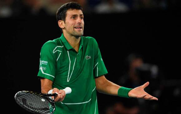 Novak Djokovic suma 20 títulos de Grand Slam. FOTO AFP