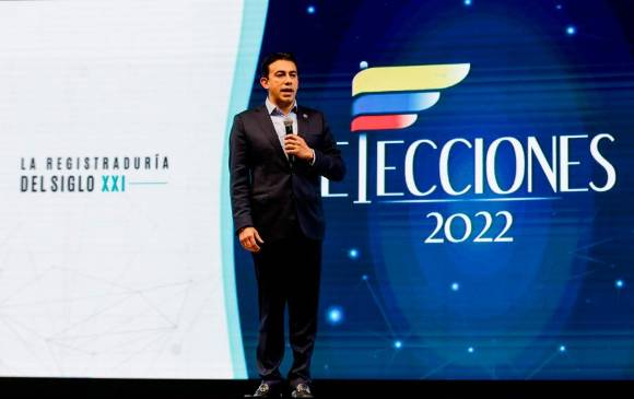 Vega fue elegido registrador nacional en un concurso de méritos, liderado por los presidentes de las cortes Constitucional, Suprema y Consejo de Estado. FOTO COLPRENSA