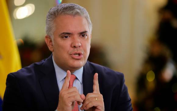 El presidente Iván Duque dijo que acata el fallo de la Corte Constitucional, pero que seguirá enfrentando el narcotráfico con toda la decisión. Foto Colprensa