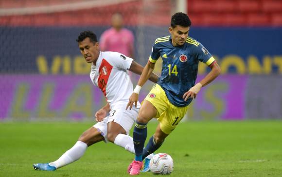 En un juego ante Perú durante la última Copa América, en la que brilló con sus actuaciones. FOTO getty