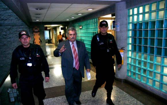 El general (r) Rito Alejo del Río rindió versión libre ante la JEP. FOTO EL COLOMBIANO