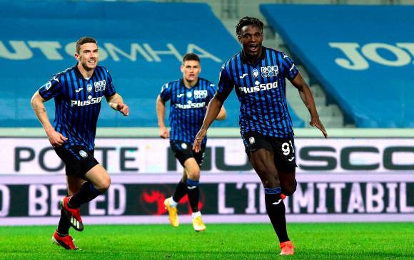 Duván Zapata acumula 10 goles en la actual Serie A de Italia. FOTO EFE