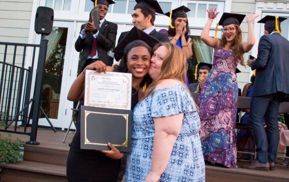 Angélica Hinestroza estudió en Santa Rosa, California, en un Community College. Foto: Cortesía