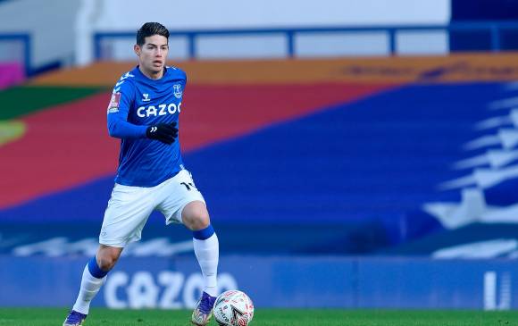 El colombiano regresó a las canchas y tuvo una actuación destacada con el Everton, en la victoria 2-1 por la Emirates FA Cup. FOTO TOMADA TWITTER @EVERTON