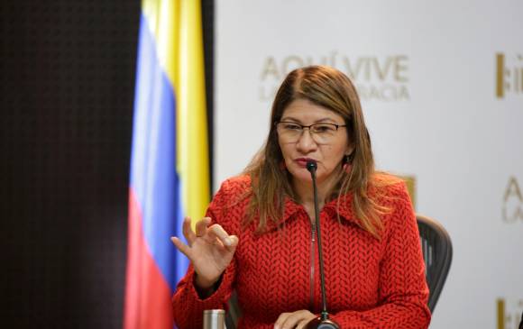 Sandra Ramírez, senadora por el partido Comunes y exguerrillera de las Farc.