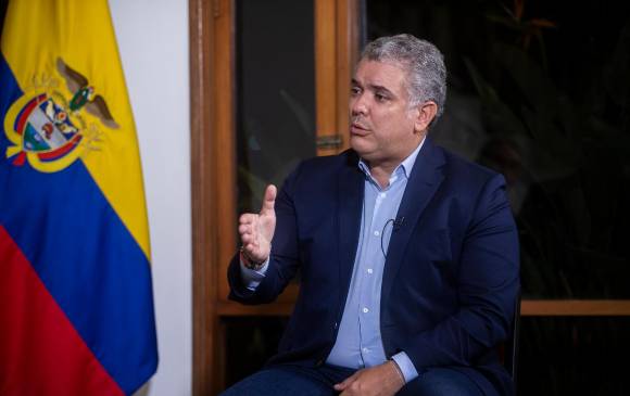 El presidente Iván Duque destacó los alcances sociales de la iniciativa. Foto: Esteban Vanegas Londoño