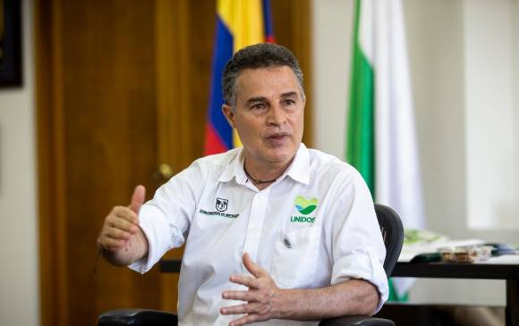 Aníbal Gaviria, gobernador de Antioquia. FOTO ESTEBAN VANEGAS 