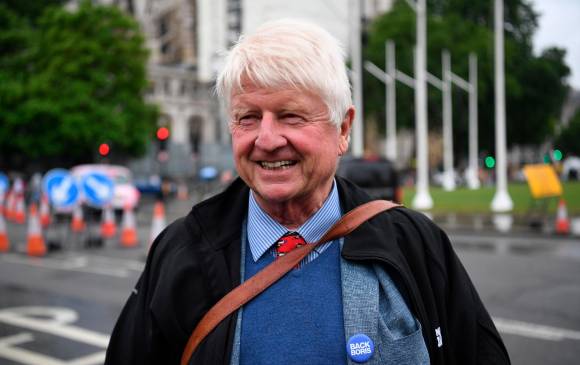 Stanley Johnson se opuso al Brexit en 2016, pero un año después cambió de posición. Foto: EFE. 