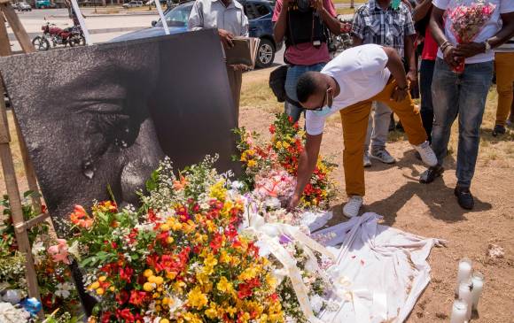 El presidente de Haití, Jovenel Moise, fue asesinado por un comando de soldados de Colombia el pasado 7 de julio. Aún faltan muchas cosas por aclarar de este crimen. FOTO AGENCIA EFE
