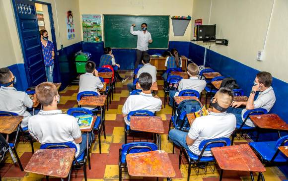 El 86% de las secretarías de educación ya tienen alternancia en colegios privados y públicos; en el 12% los oficiales siguen sin presencialidad. FOTO juan antonio sánchez