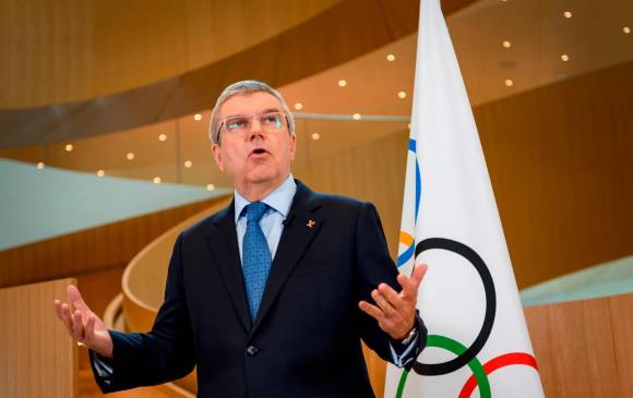 Thomas Bach, presidente del Comité Olímpico Internacional. FOTO: EFE.