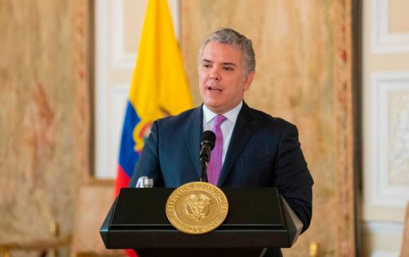 El presidente Iván Duque pidió que haya un acceso equitativo a las vacunas contra el coronavirus. FOTO COLPRENSA