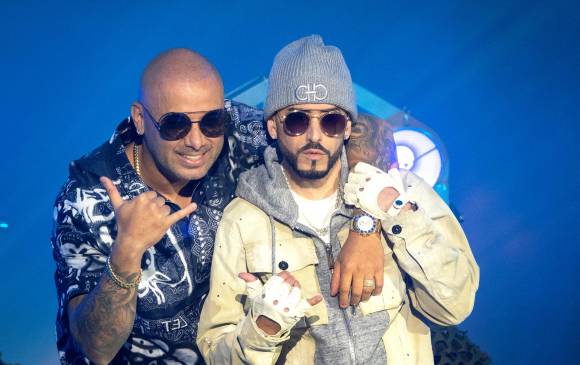Wisin y Yandel presentaron su última gira y álbum en Miami. En Medellín estarán el 27 de mayo dentro del concierto, El choli se muda a Medellín. FOTO EFE