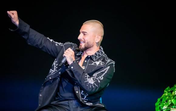 El concierto de Maluma en Medellín tendrá un escenario giratorio de 360 grados ubicado en la mitad de la cancha. Esto le permitirá estar en contacto con todas las tribunas. FOTO CARLOS VELÁSQUEZ.