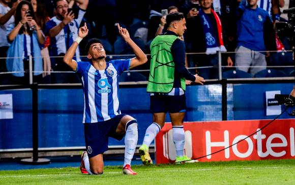 En el último duelo entre AC Milan y el Porto Luis Díaz anotó el gol de la victoria. Foto @FCPorto