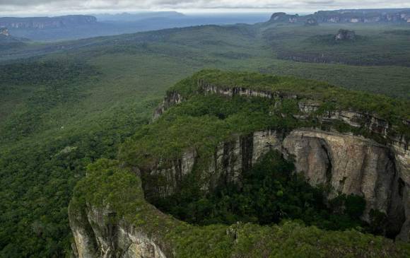 El Parque Nacional Natural Serranía de Chiribiquete, ubicado entre los departamentos de Guaviare y Caquetá, en el sur del país. La mejor manera de protegerlo es no intentar visitarlo. Foto Colprensa