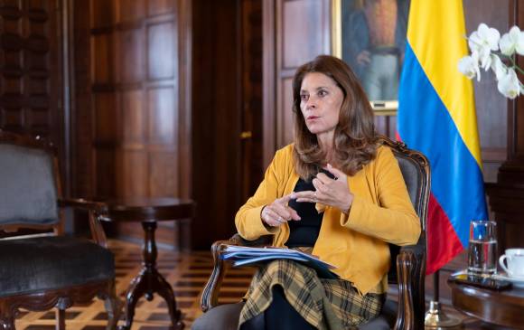 Marta Lucía Ramírez, vicepresidenta y canciller de Colombia, ha manifestado apoyo al pueblo afgano en varias ocasiones. FOTO Colprensa