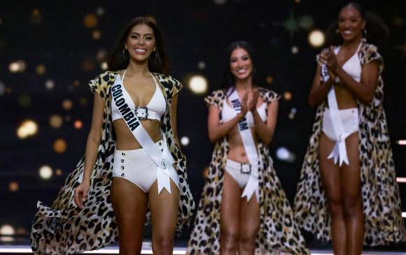 Momentos de Miss Colombia en pasarela. Foto: EFE