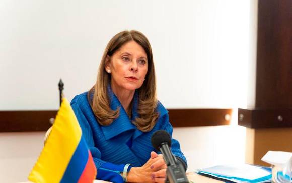 La vicepresidenta y canciller Marta Lucía Ramírez negó un acuerdo entre Estados Unidos y Colombia para la deportación de venezolanos. FOTO COLPRENSA