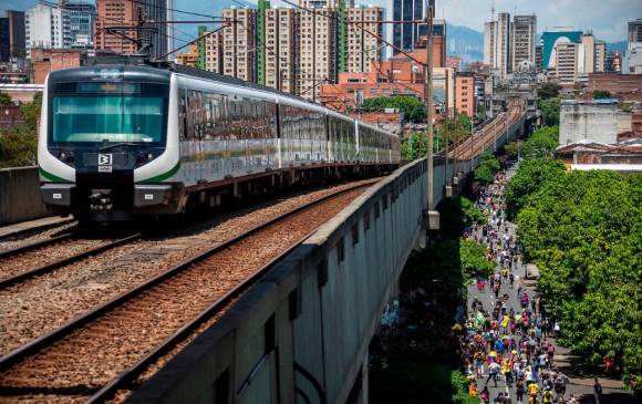 El acto de violencia sexual se presentó este jueves en la mañana en la Línea A del Metro de Medellín. FOTO DE REFERENCIA: EL COLOMBIANO.