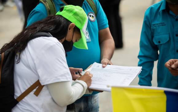 De las 133.248 firmas validadas inicialmente por la Registraduría para el proceso de revocatoria del alcalde Quintero, finalmente fueron avaladas 132.908, por lo que el proceso sigue en firme. FOTO: Archivo.