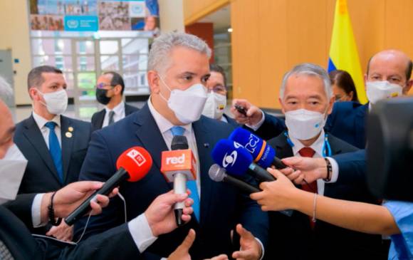 El presidente Iván Duque se refirió al polémico caso desde Corea, donde realiza una visita oficial. FOTO: Presidencia