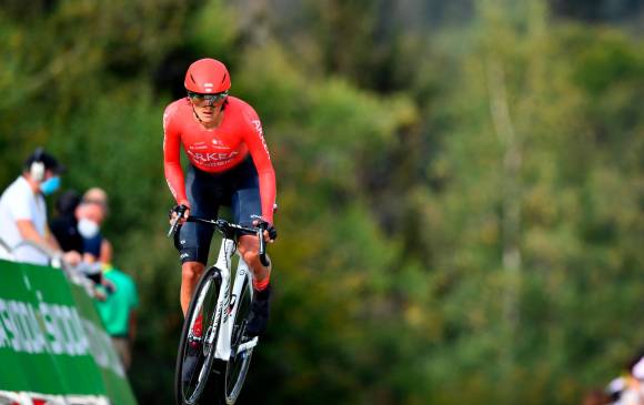 Winner Anacona, ganador de una etapa en la Vuelta a España en la edición de 2014, se prepara para el calendario del 2021 con su equipo el Arkea Team. FOTO Getty