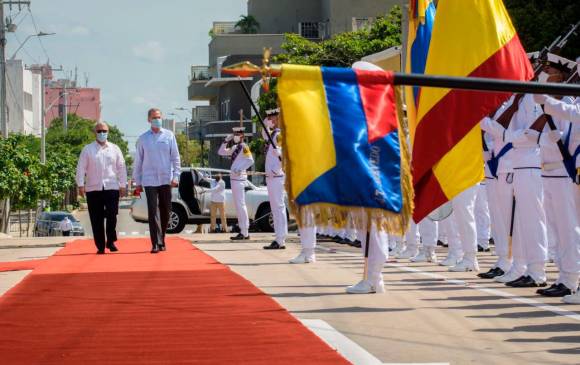 Los mandatarios se reunieron en Barranquilla. FOTO: COLPRENSA.