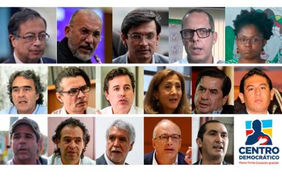 De arriba abajo: el Pacto Histórico, la Coalición de la Esperanza y la Coalición de la Experiencia. FOTO ARCHIVO