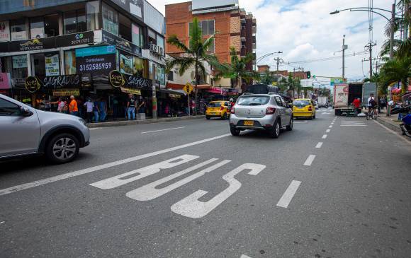 El tramo 2 A de Envigado está listo, pero aún no hay fecha para el inicio de la operación. Foto: Carlos Velásquez. 
