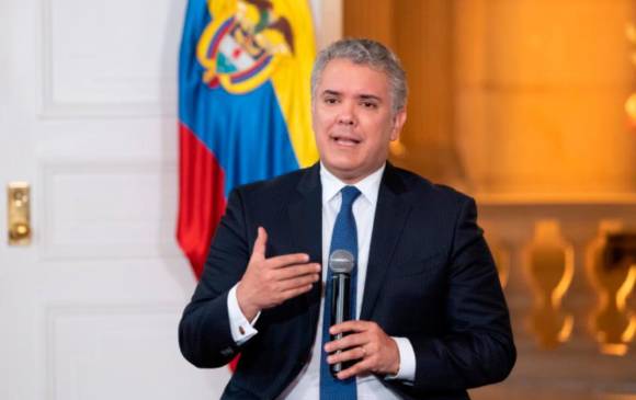 Iván Duque aseguró que el crecimiento es producto de la reactivación económica y la vacunación contra la covid-19. FOTO COLPRENSA