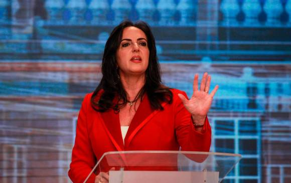 En 2018, María Fernanda Cabal tuvo el 10 en la lista del Centro Democrático para el Senado. FOTO COLPRENSA 