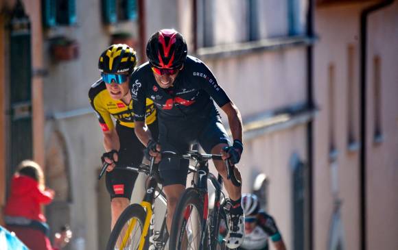 En la presente temporada el colombiano ganó una etapa y la general del Tour de La Provence en Francia. FOTO Cortesía movistar- BettiniPhoto 