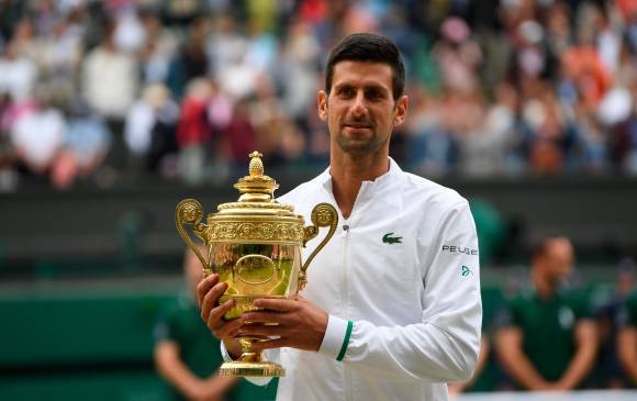 Djokovic ha ganado los tres Grand Slam que se han disputado hasta ahora: Australia, Roland Garros y Wimbledon. FOTOS EFE
