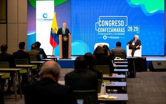El presidente Iván Duque es partidario de anticipar la prima navideña este 2021. FOTO cortesía 