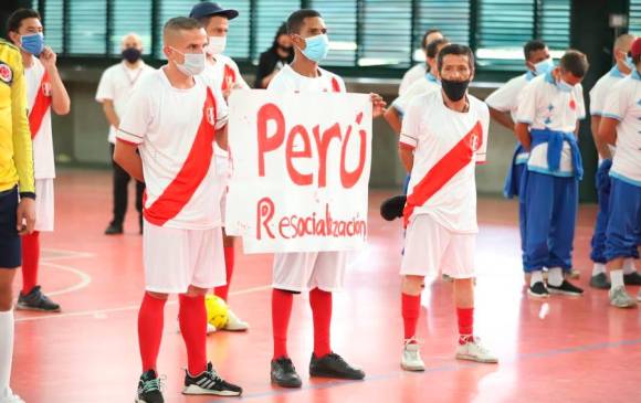Los habitantes de calle de Medellín, en su proceso de recuperación, también tienen el deporte como una opción para rehabilitarse, y lo harán nada menos que en la “copa América”. FOTO CORTESÍA 
